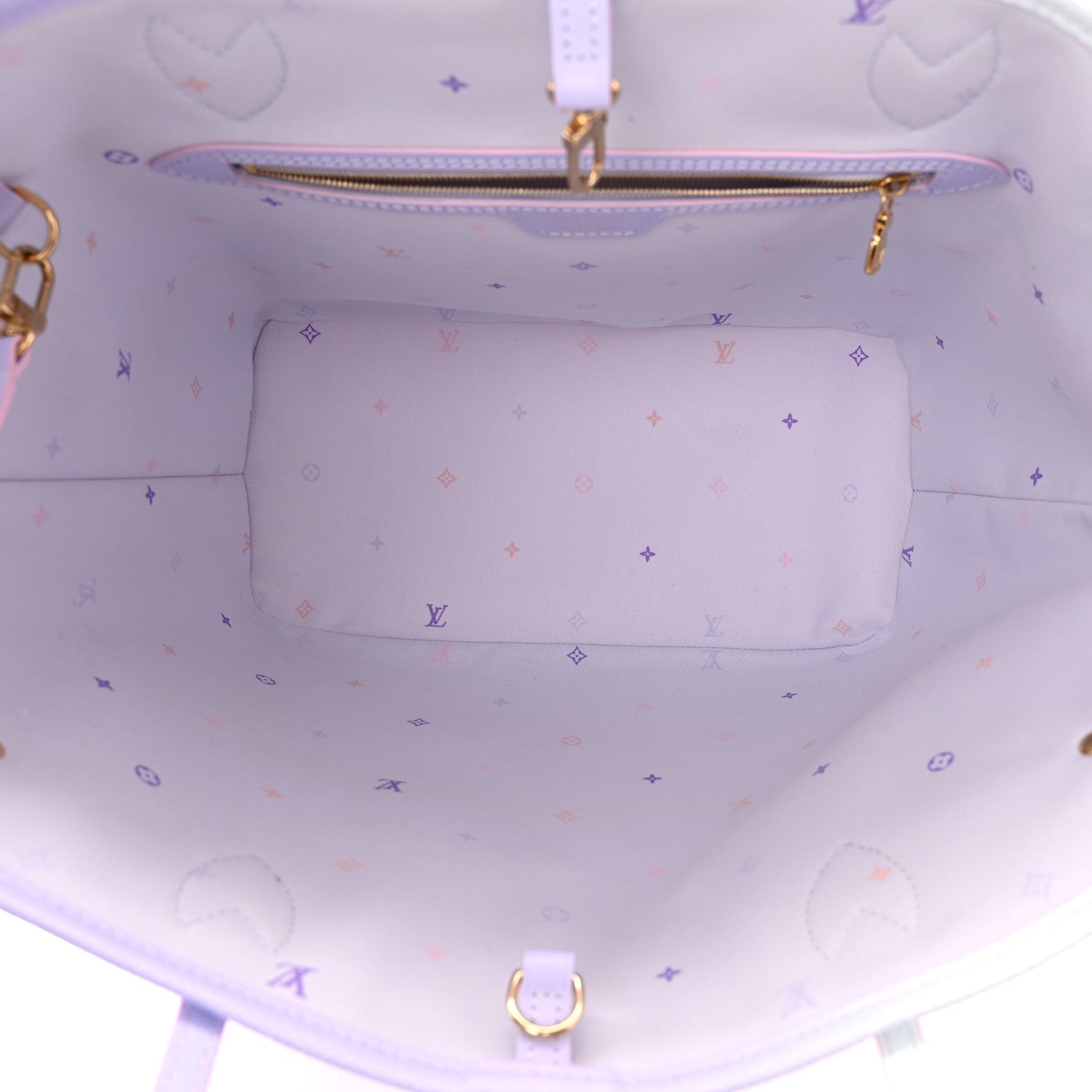 Louis Vuitton Monogram Giant Spring In The City Neverfull MM Sunrise Pastel 6 of 10