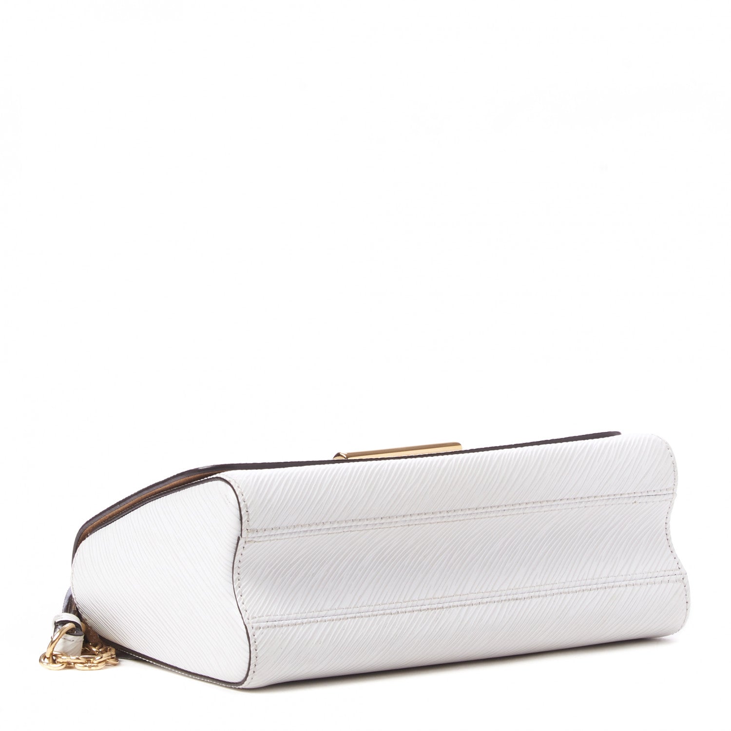 Louis Vuitton Epi Twist Shoulder Bag MM White 4 of 9