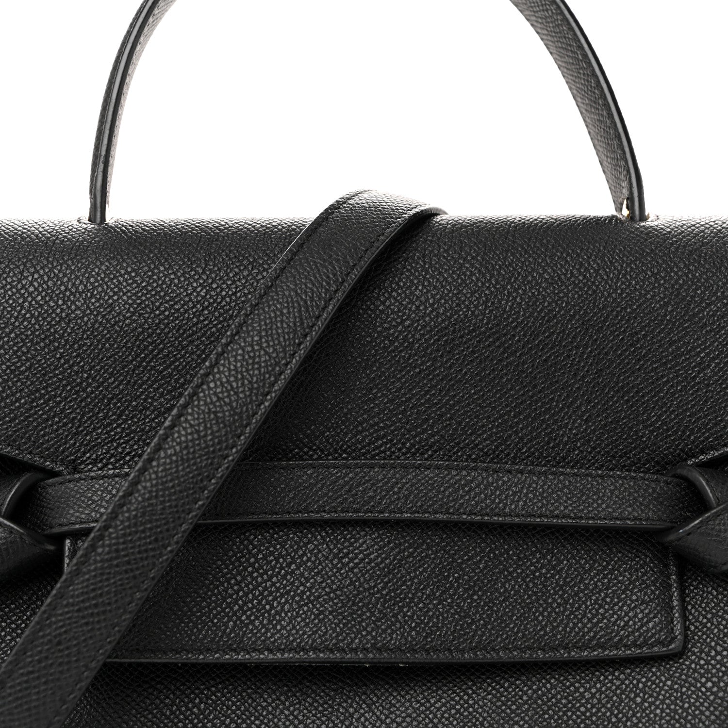 Celine Grained Calfskin Micro Belt Bag Black 15 of 27