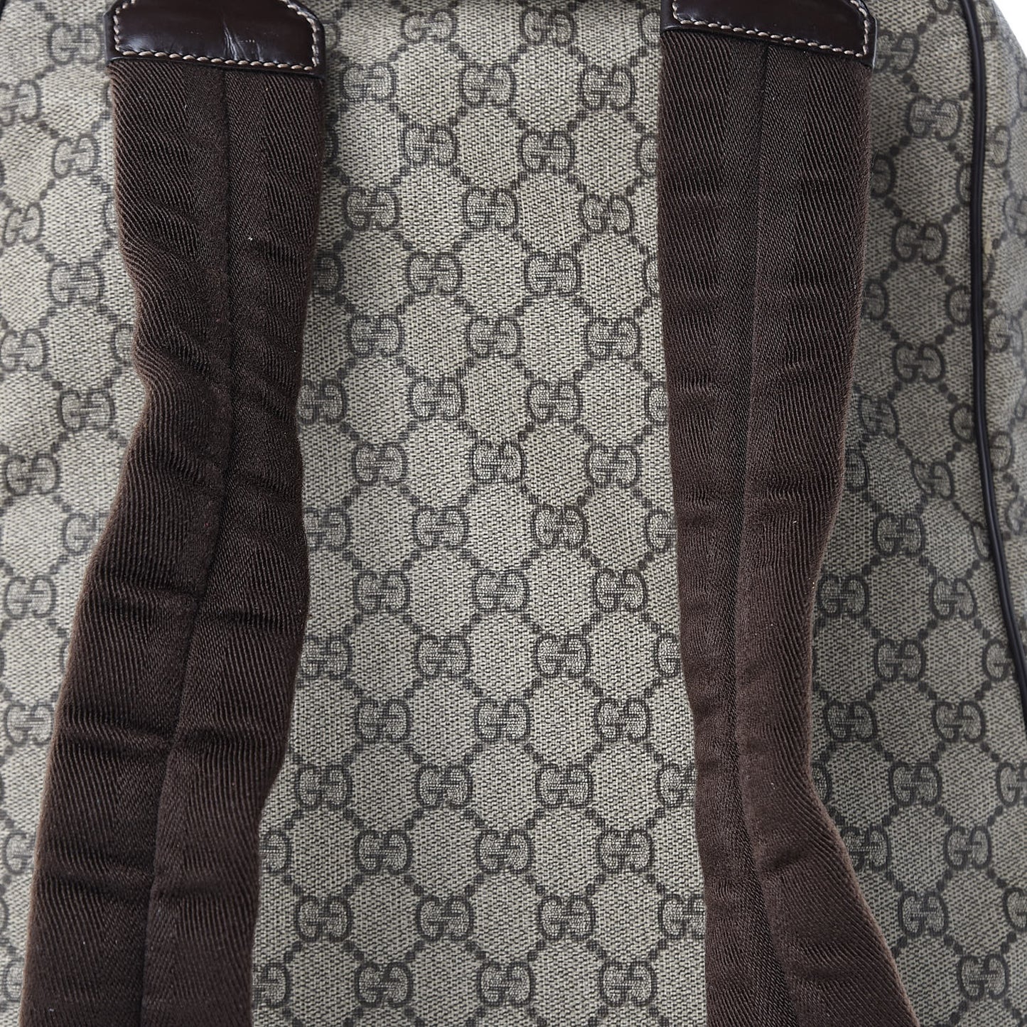 GG Plus Monogram Interlocking G Medium Backpack Dark Brown