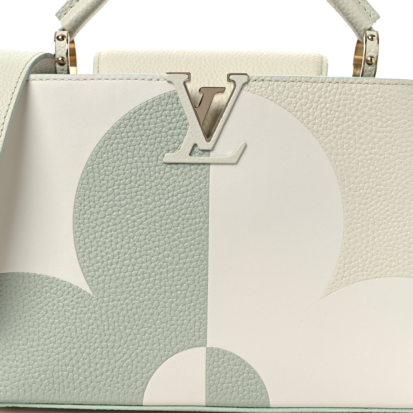 Taurillon Monogram Flower Capucines BB Jade