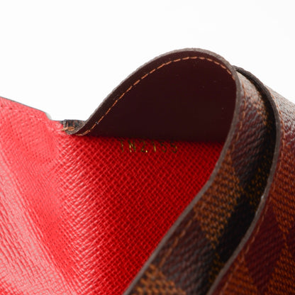 Louis Vuitton Damier Ebene Josephine Wallet Red 7 of 7