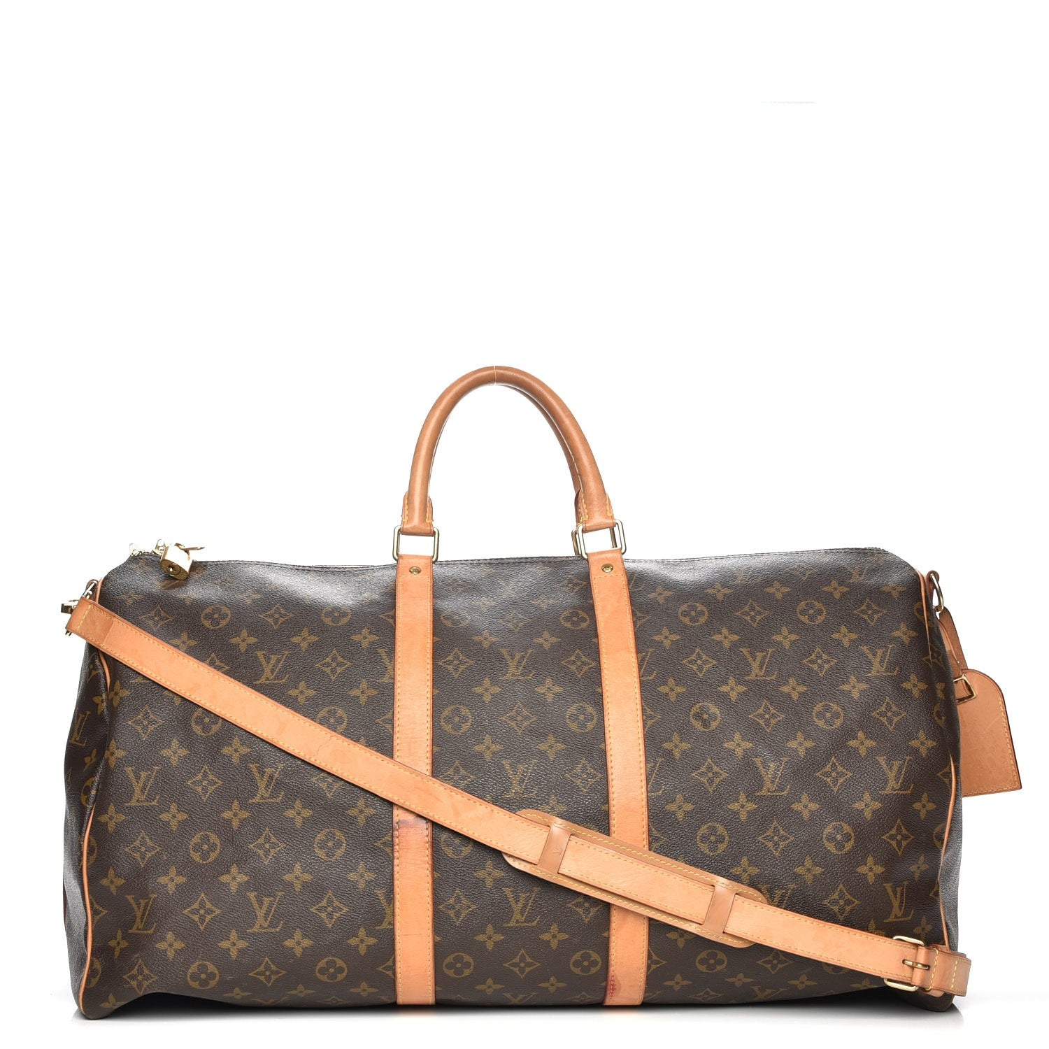 Louis Vuitton Monogram Keepall Bandouliere 55 1 of 13