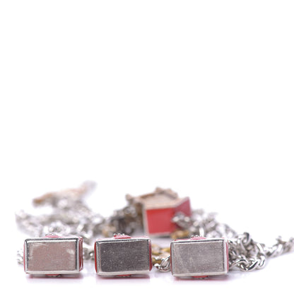 Chanel Paris Salzburg Charm Necklace Silver 11 of 11