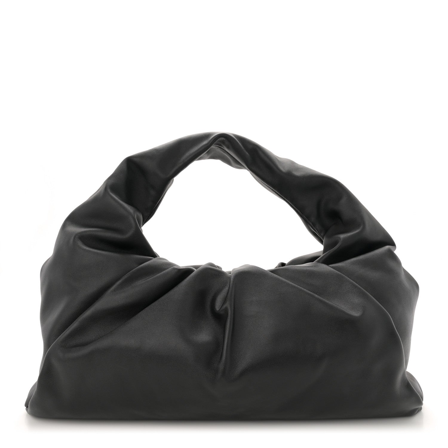 Bottega Veneta Smooth Butter Calfskin Small The Shoulder Pouch Black 1 of 10