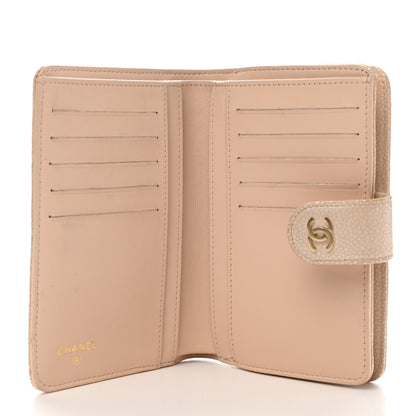 Chanel Iridescent Caviar Quilted Zipped Pocket Wallet Beige Clair 5 of 9