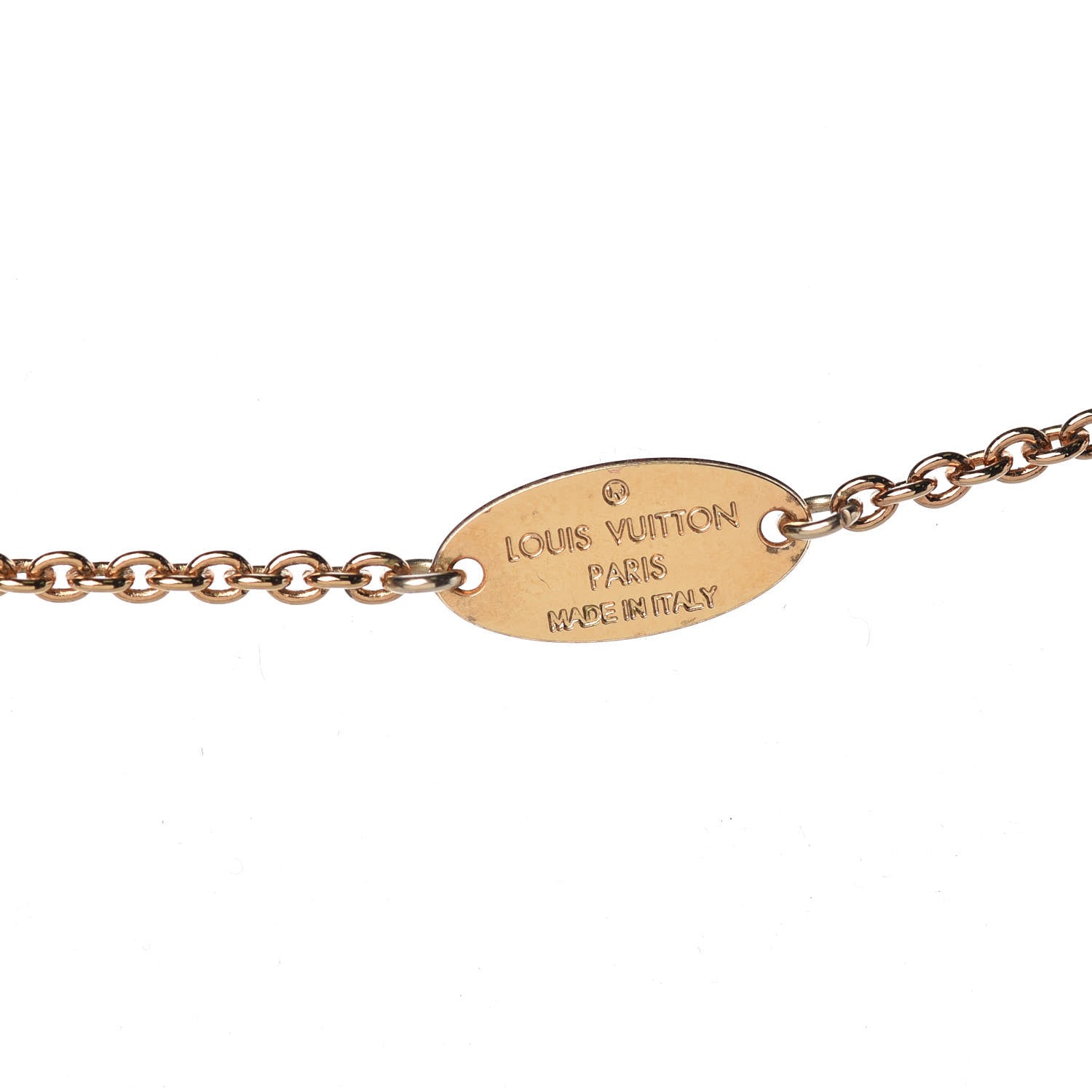 Louis Vuitton Flower Full Necklace Gold 5 of 7
