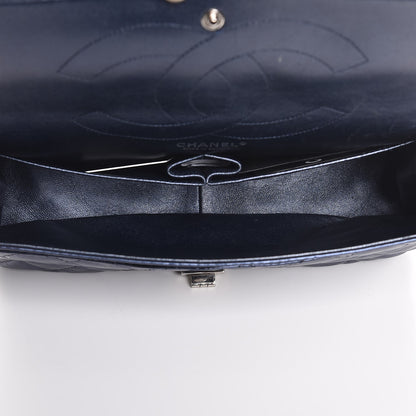 Chanel Metallic Aged Calfskin 2.55 Reissue Flap 227 Blue 6 of 8
