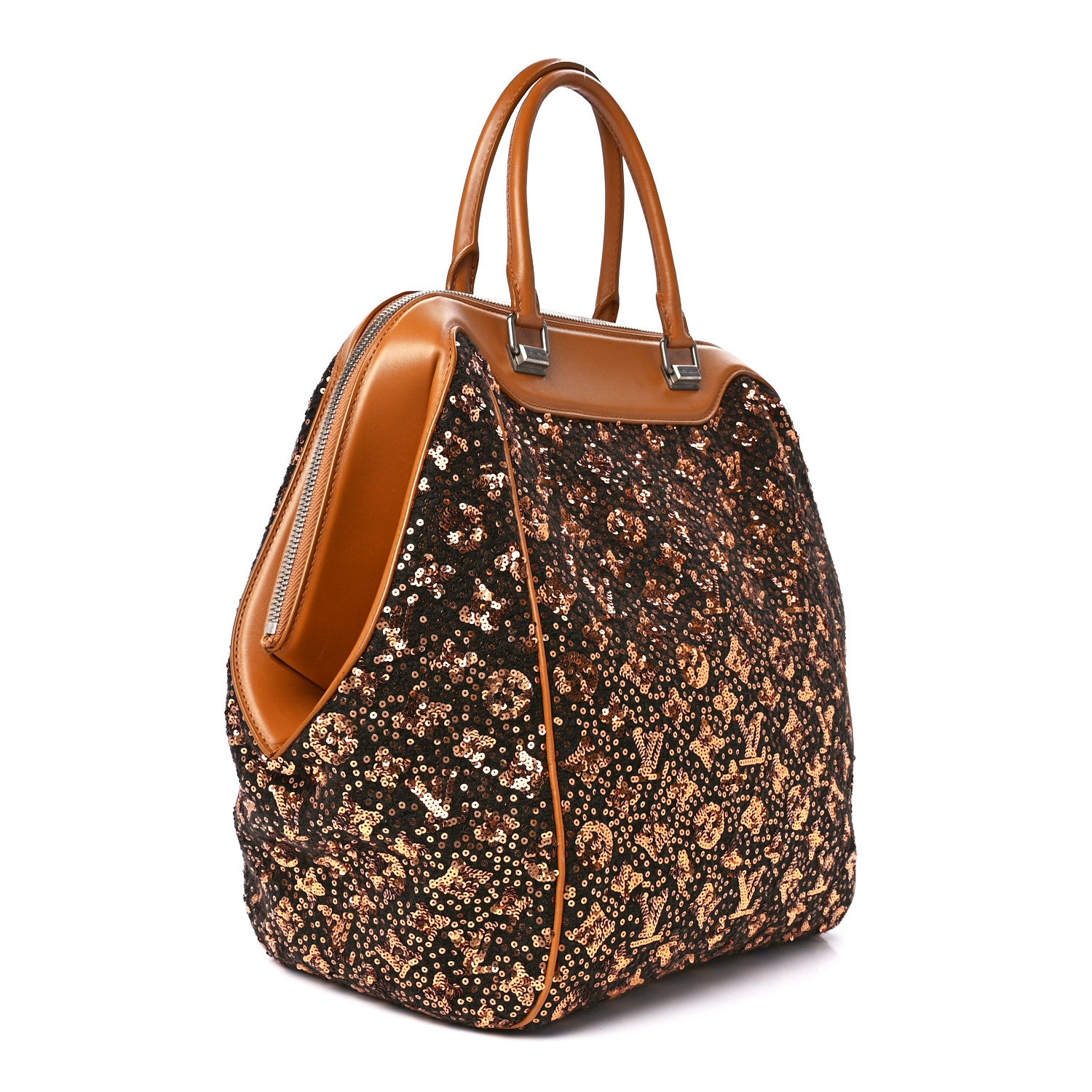 Louis Vuitton Sequin Monogram Sunshine Express North South Gold 3 of 12