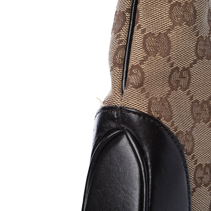 Gucci Monogram Web Jackie O Hobo Dark Brown 15 of 17