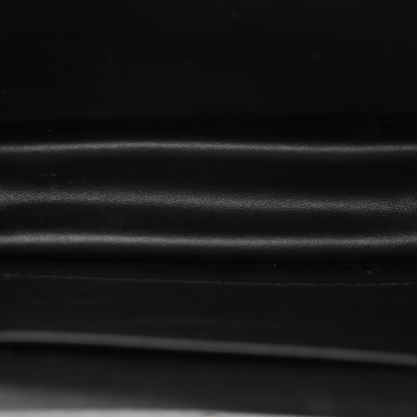 Smooth Calfskin Small Devotion Envelope Top Handle Bag Black