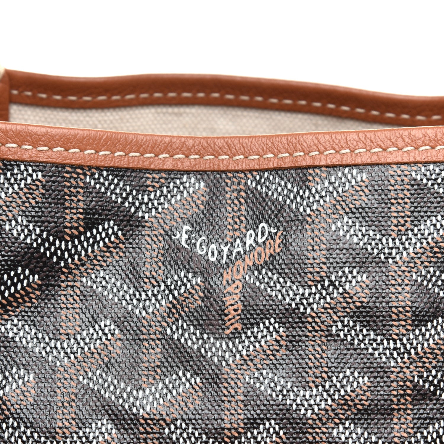Goyard Goyardine Saint Louis PM Black Gold 6 of 8