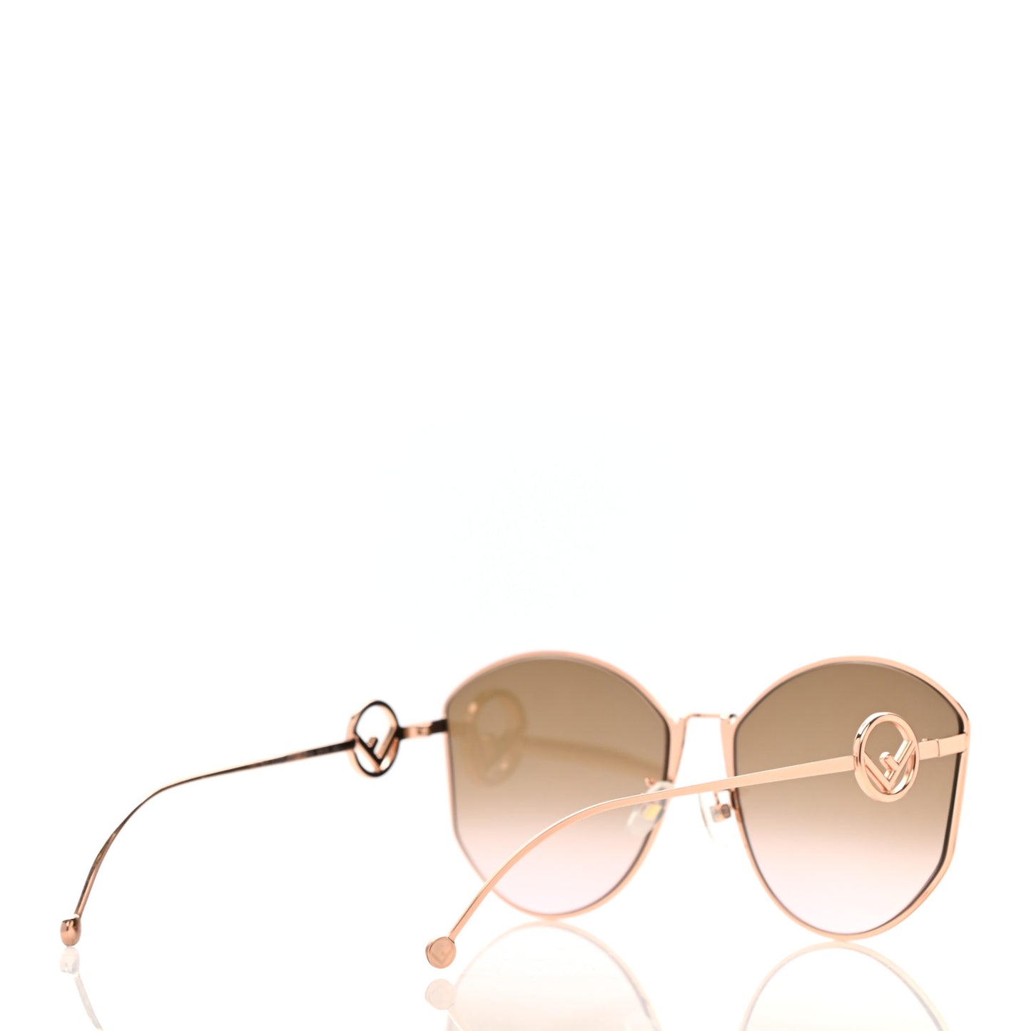 Metal F is Fendi Sunglasses FF 0335/F/S Gold