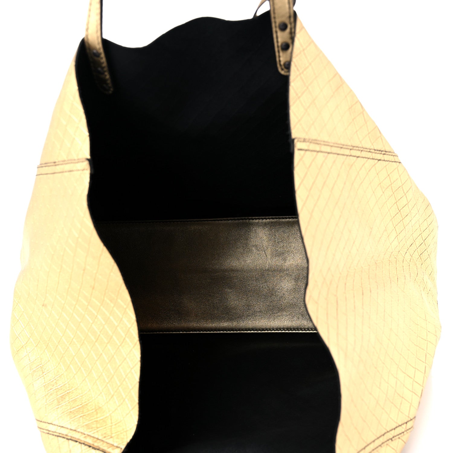 Bottega Veneta Calfskin Intrecciomirage Large Tote Gold 5 of 12