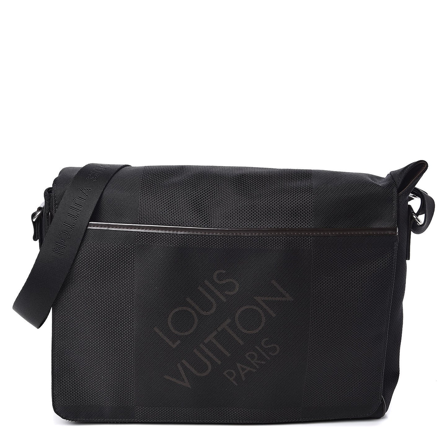 Damier Geant Petit Messenger Bag Black