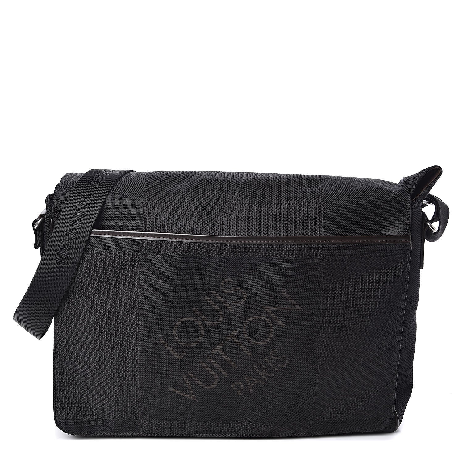 Louis Vuitton Damier Geant Petit Messenger Bag Black 1 of 9