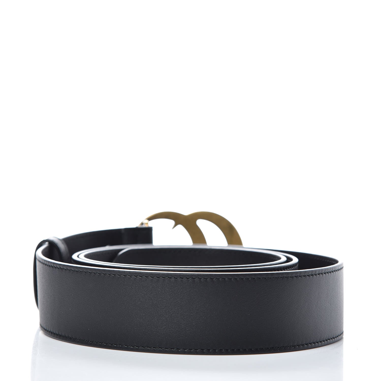 Gucci Calfskin Double G 40mm Belt 115 46 Black 2 of 7