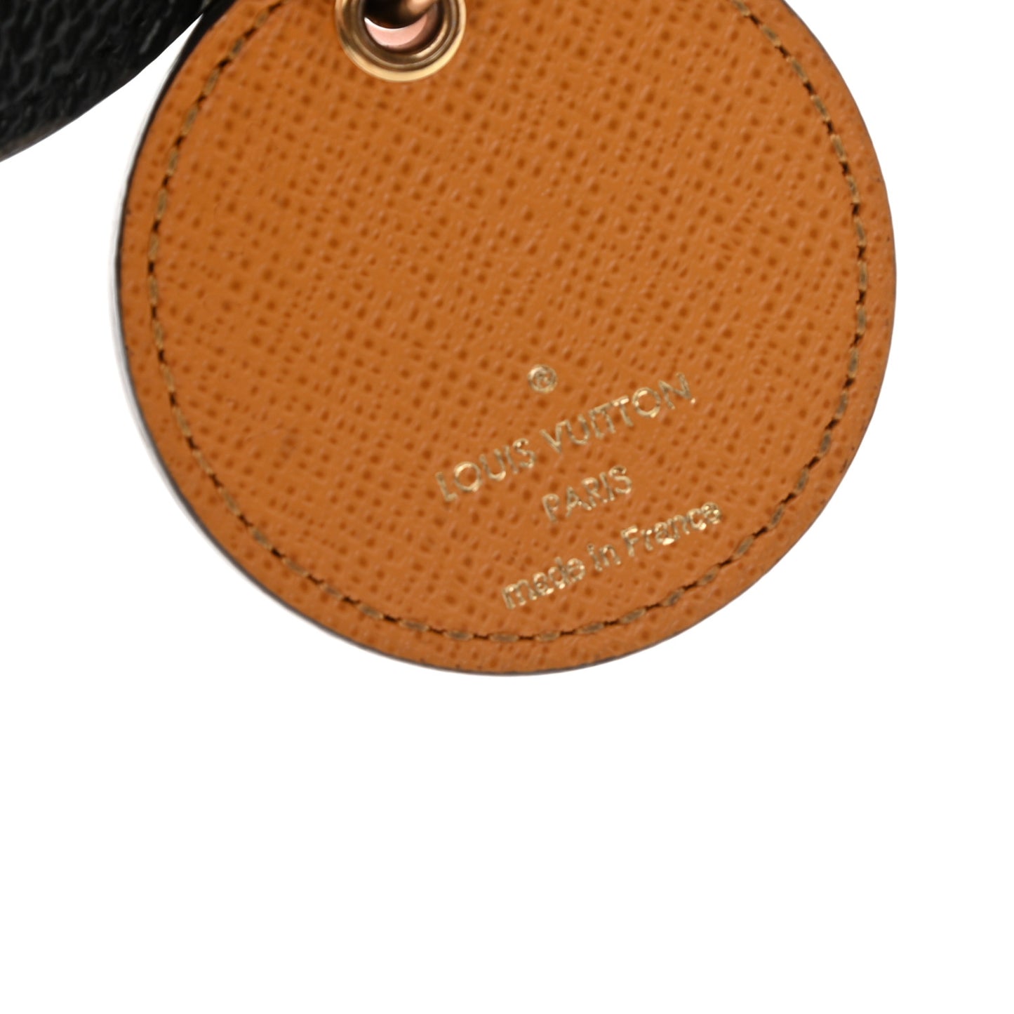 Monogram Giant Jungle Bag Charm Key Holder Black