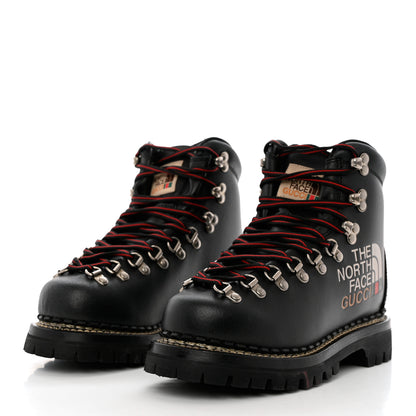 Gucci X THE NORTH FACE Calfskin Womens Hiking Ankle Boots 36 Black 3 of 9