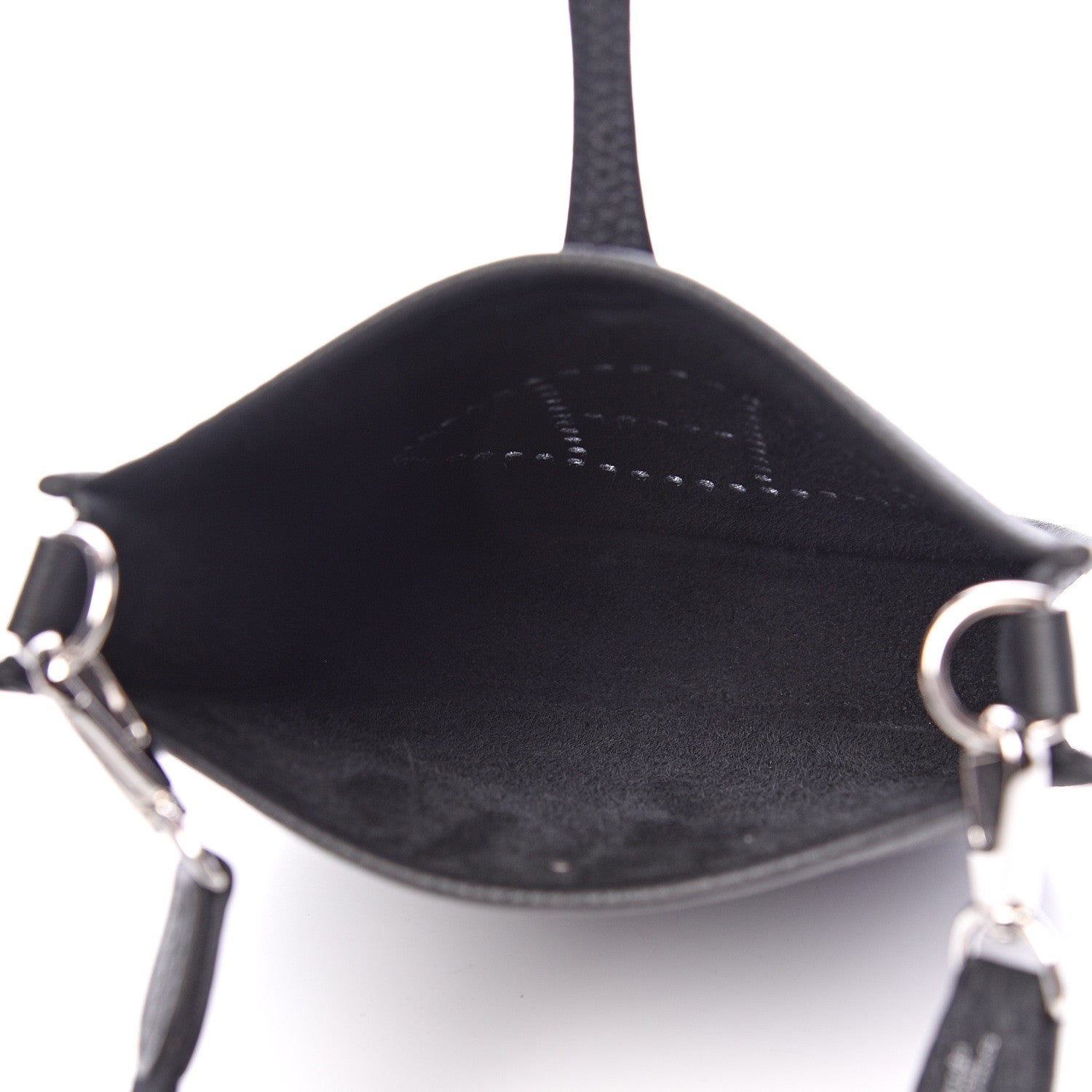 Hermes Taurillon Clemence Evelyne TPM Black 4 of 10
