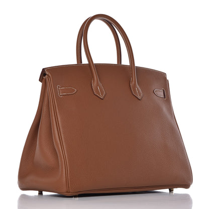 Hermes Togo Birkin 35 Gold 3 of 32