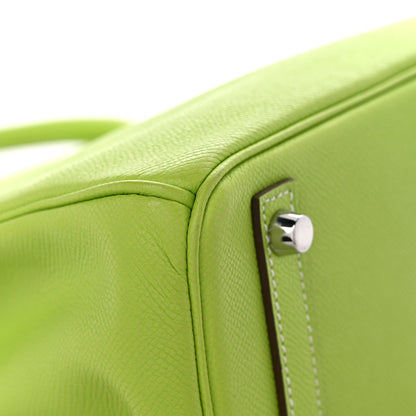 Hermes Epsom Candy Birkin 30 Kiwi Lichen 10 of 15