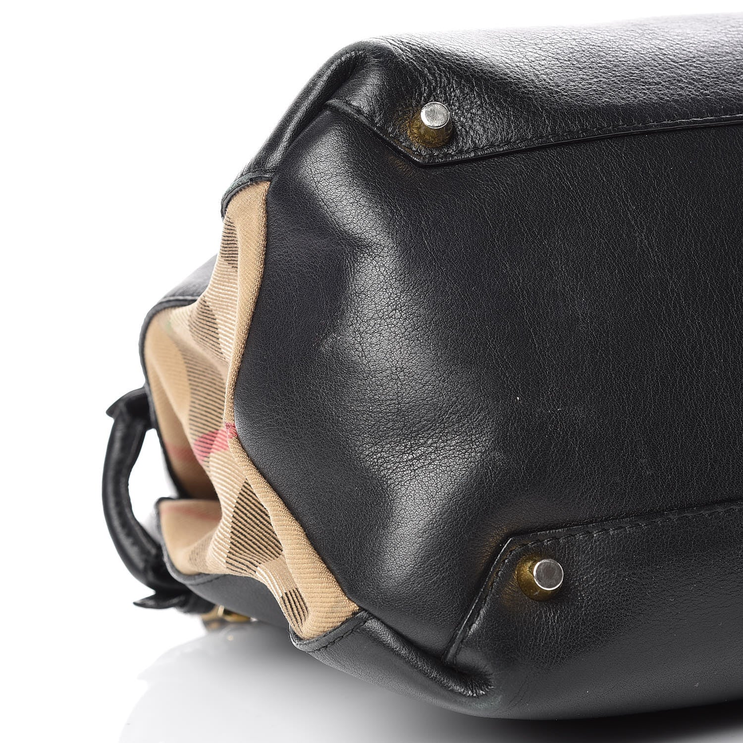 Burberry Smooth Calfskin Medium Banner Tote Black 10 of 19