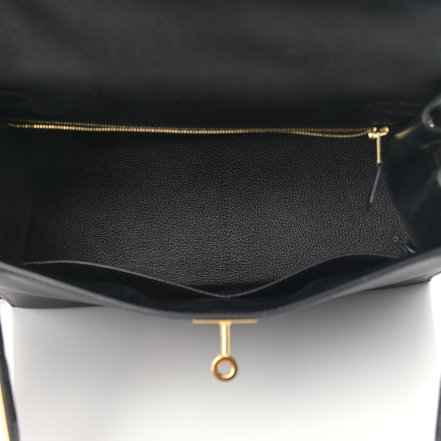 Hermes Epsom Kelly Sellier 28 Black 5 of 15