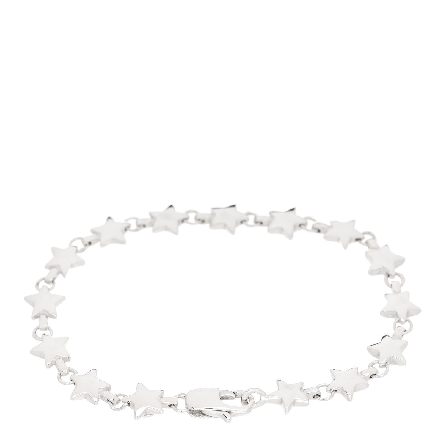 Tiffany Sterling Silver Chain of Stars Bracelet 2 of 4