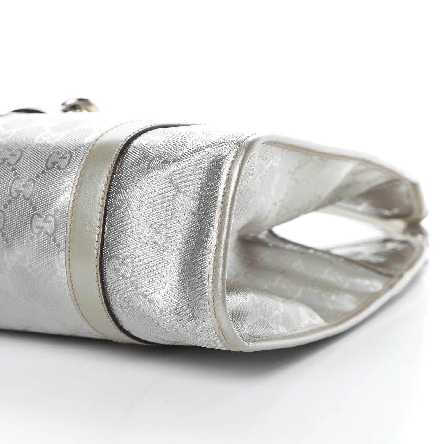 Gucci Imprime Monogram Medium Joy Shoulder Bag Silver 10 of 12
