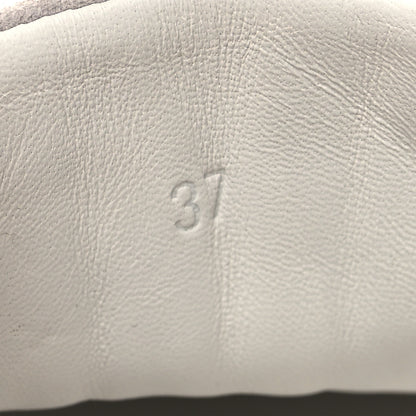 Hermes Technical Canvas Suede Goatskin Bouncing Sneakers 37 White Multicolor 6 of 8
