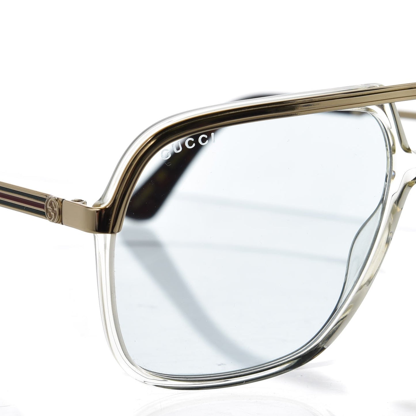 Squared Aviator GG Sunglasses GG0200S Gold