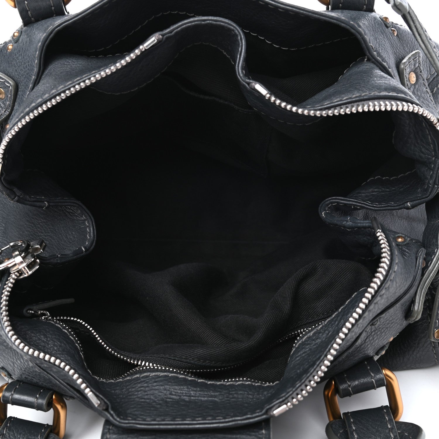 Chloe Calfskin Medium Paddington Satchel Black 5 of 8