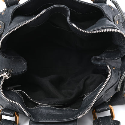 Chloe Calfskin Medium Paddington Satchel Black 5 of 8