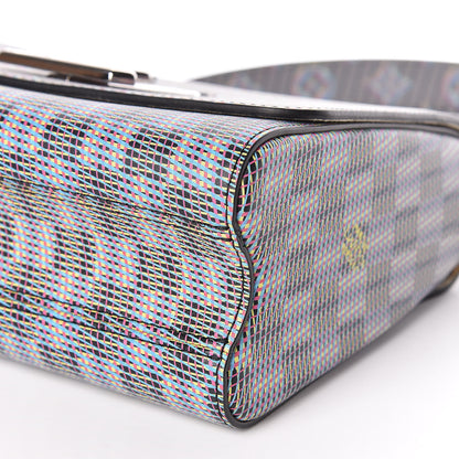 Louis Vuitton Calfskin Monogram LV Pop Twist Shoulder Bag MM Blue 6 of 10