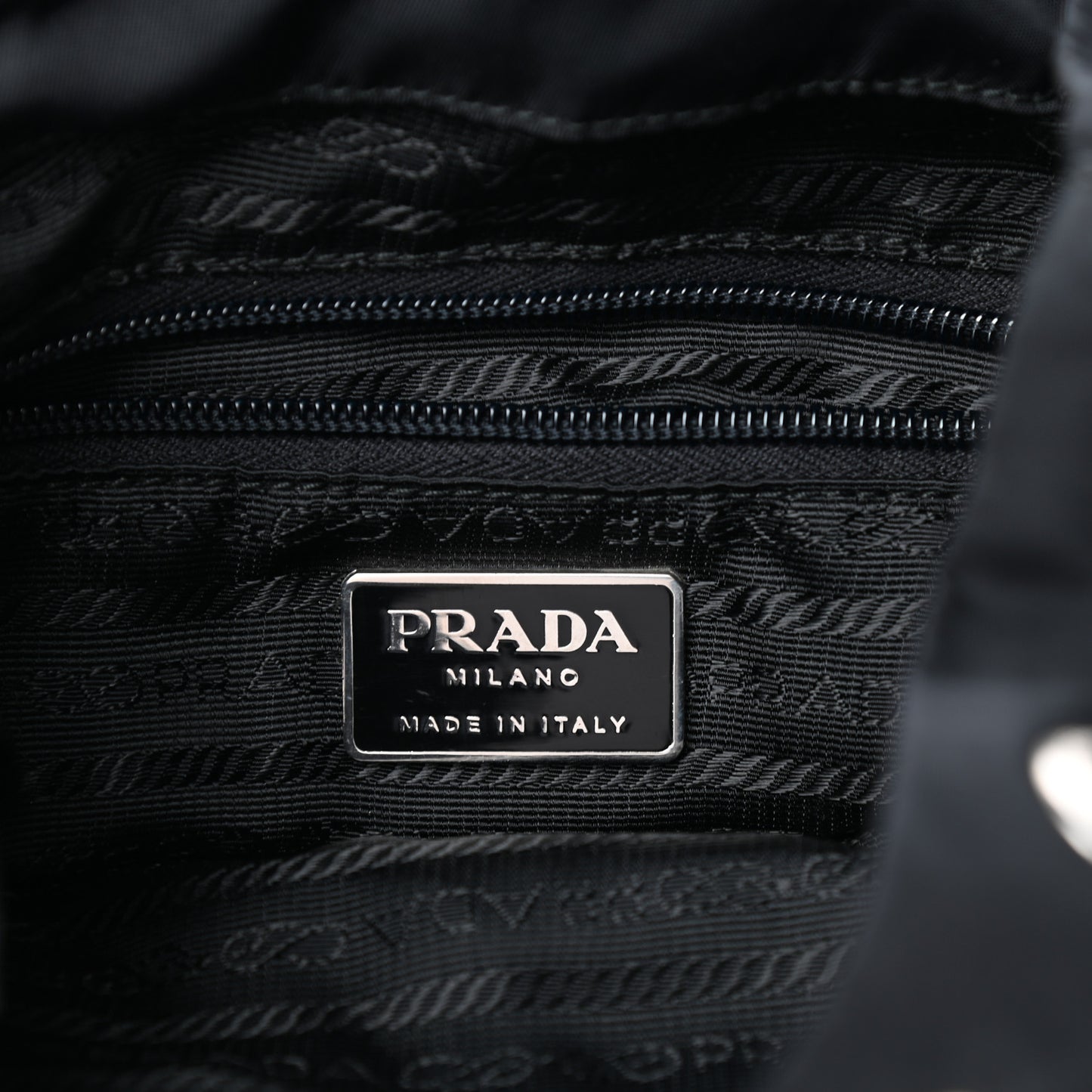 Tessuto Nylon Vela Small Backpack Black
