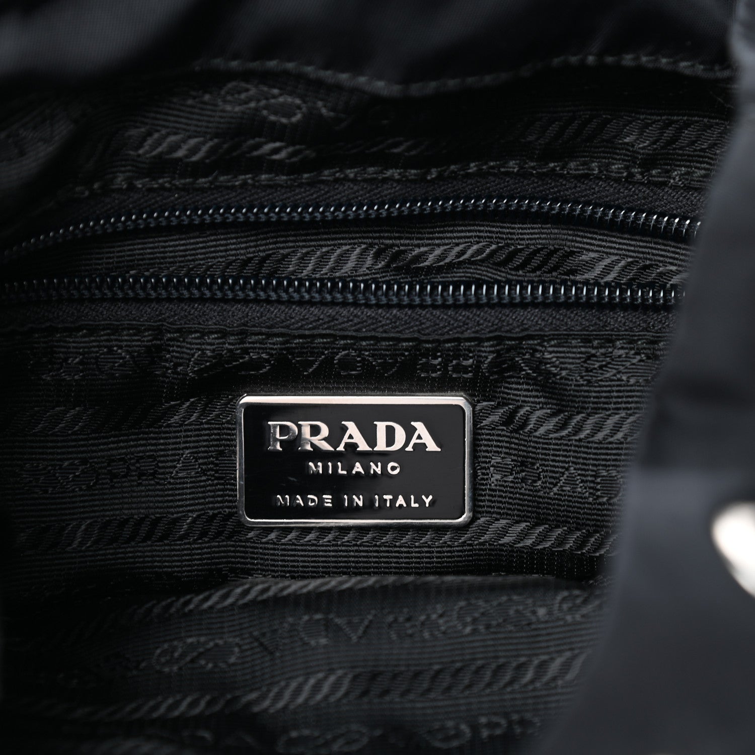 Prada Tessuto Nylon Vela Small Backpack Black 6 of 9