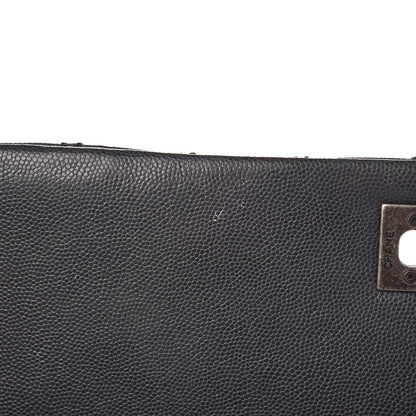 Chanel Caviar Quilted Large Coco Handle Flap Grey 10 of 11