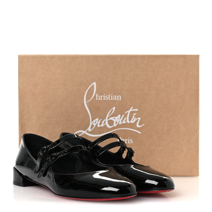 Christian Louboutin Patent Sweet Jane Flats 39 Black 11 of 11