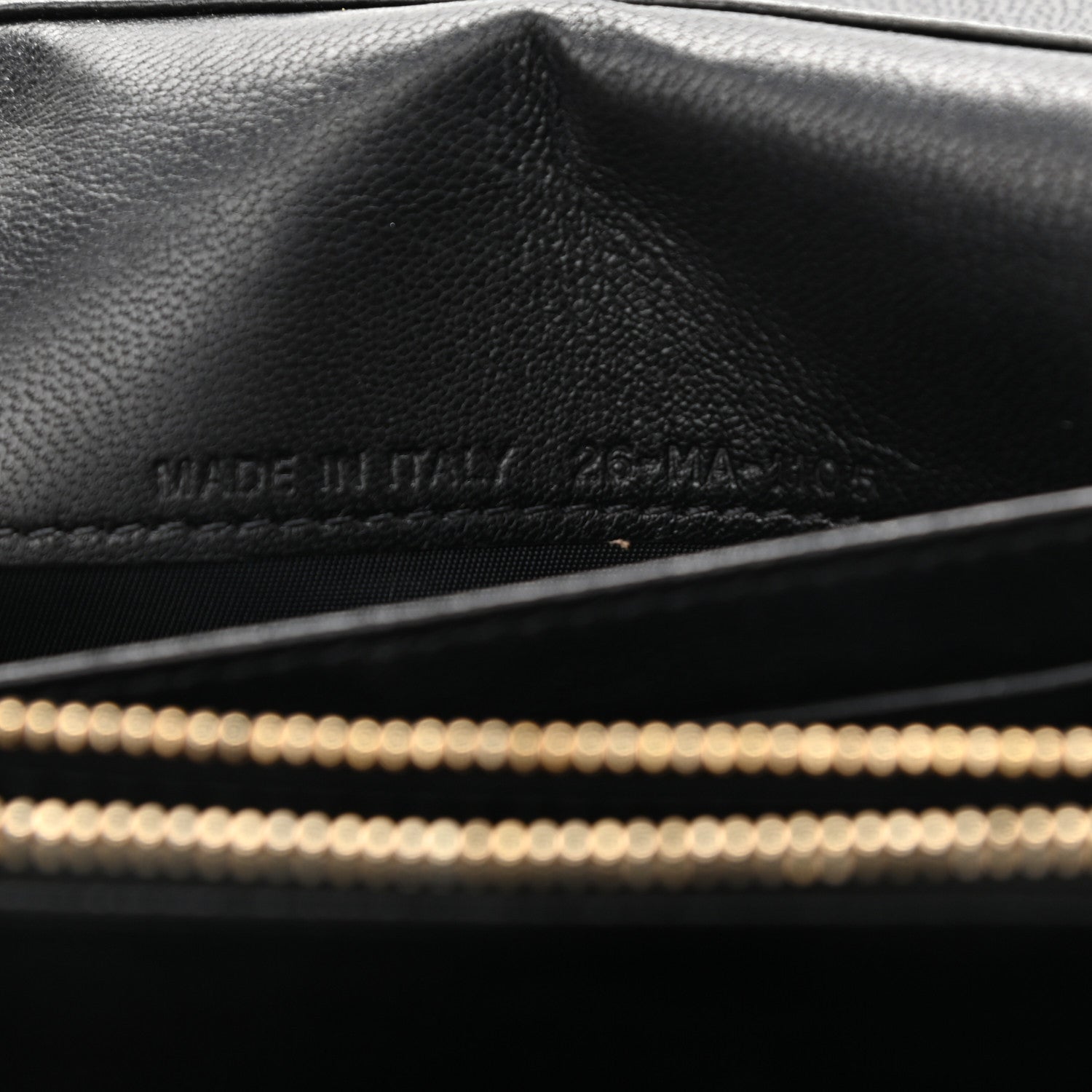 Christian Dior Grained Calfskin Diorama Wallet on Chain Pouch Black 13 of 15