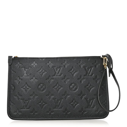 Louis Vuitton Empreinte Monogram Giant Neverfull MM Pochette Black 1 of 5