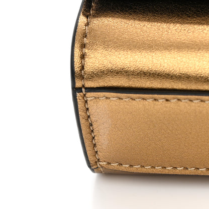 Saint Laurent Metallic Calfskin Small Classic Monogram Kate Tassel Satchel Gold 13 of 18