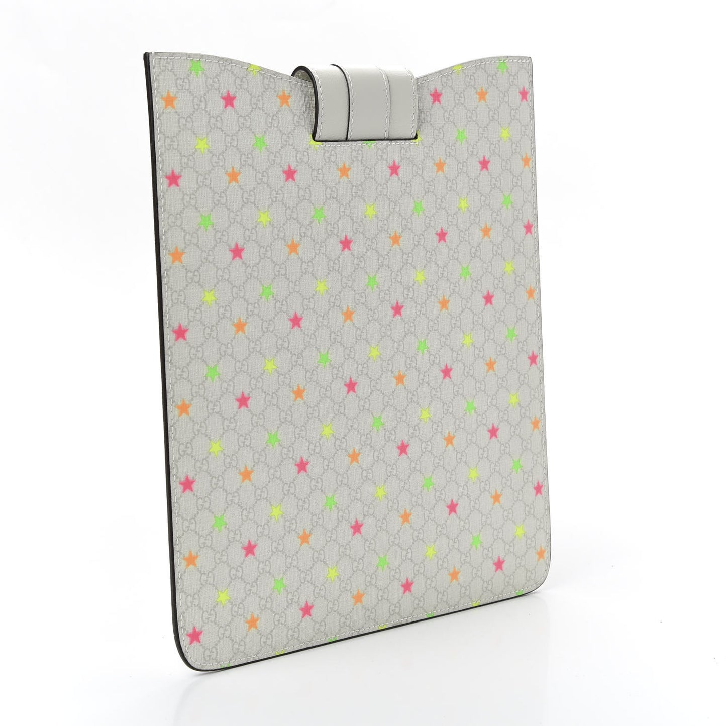 GG Supreme Monogram Stars iPad Case White