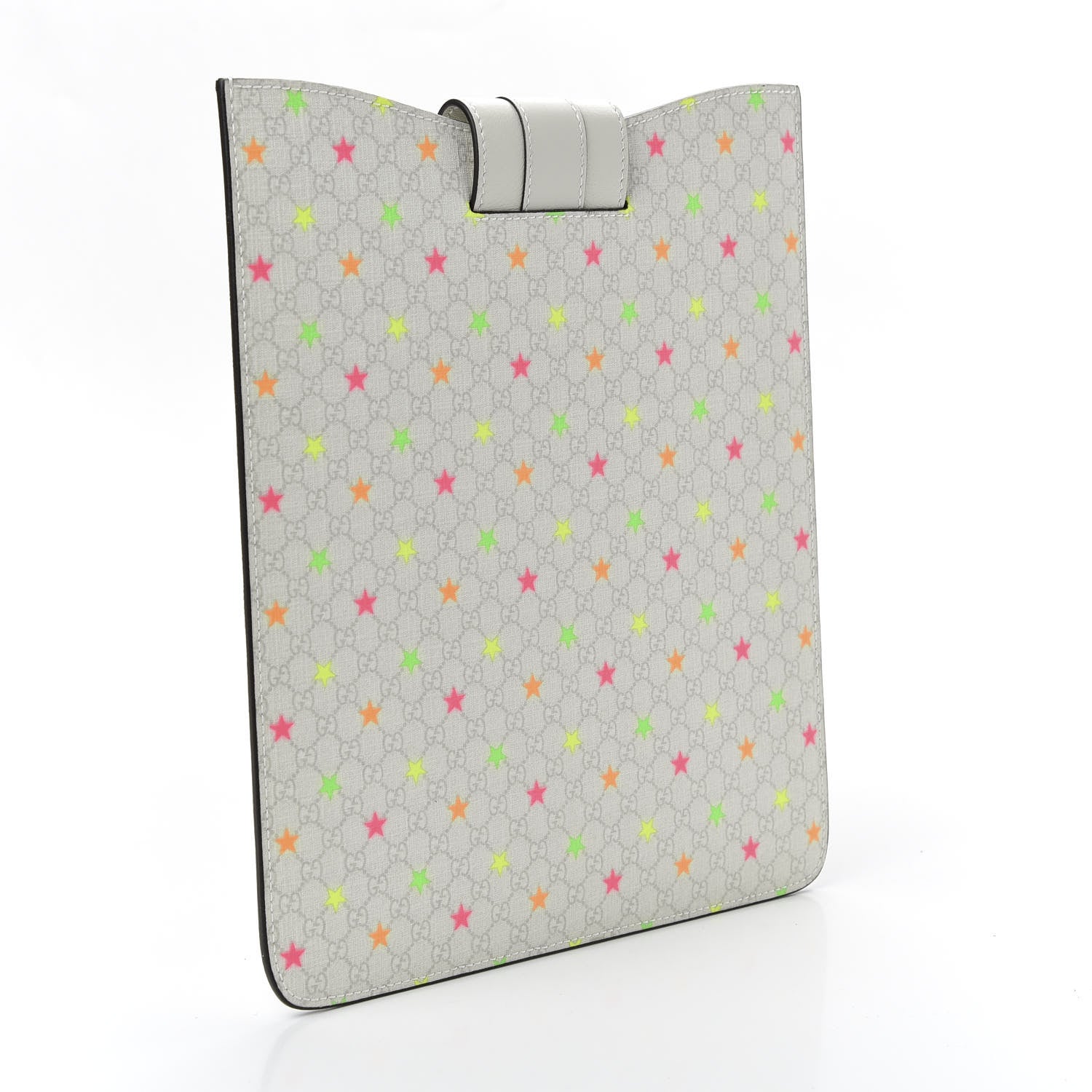Gucci GG Supreme Monogram Stars iPad Case White 3 of 6