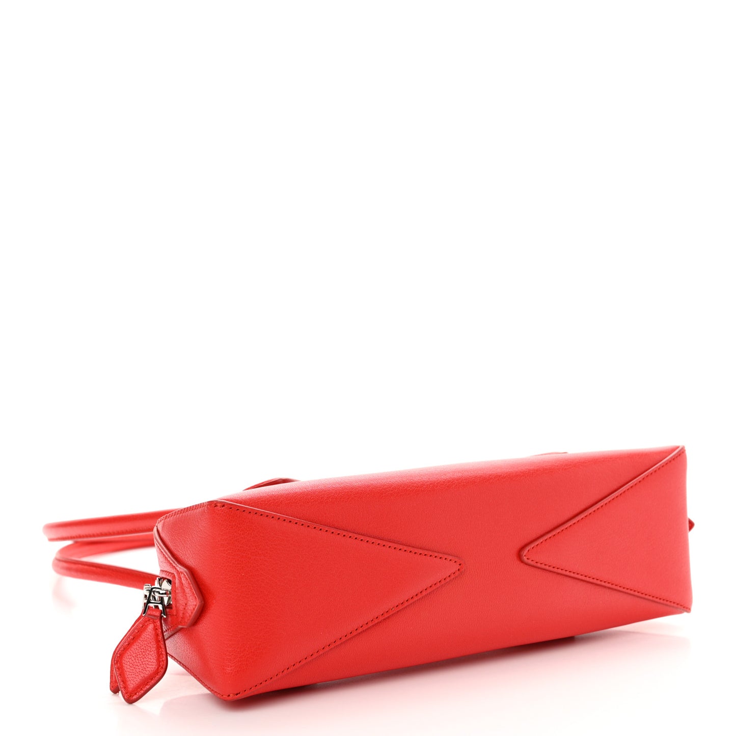 Shiny Goatskin Small Le Teckel Bag Rouge Vif