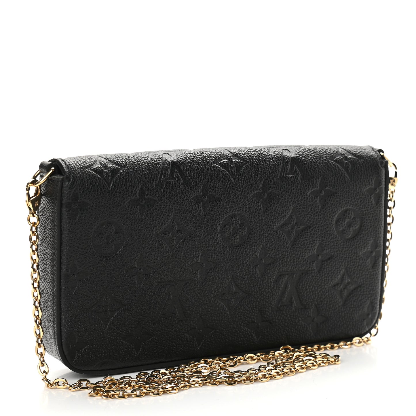 Empreinte Pochette Felicie Chain Wallet Black