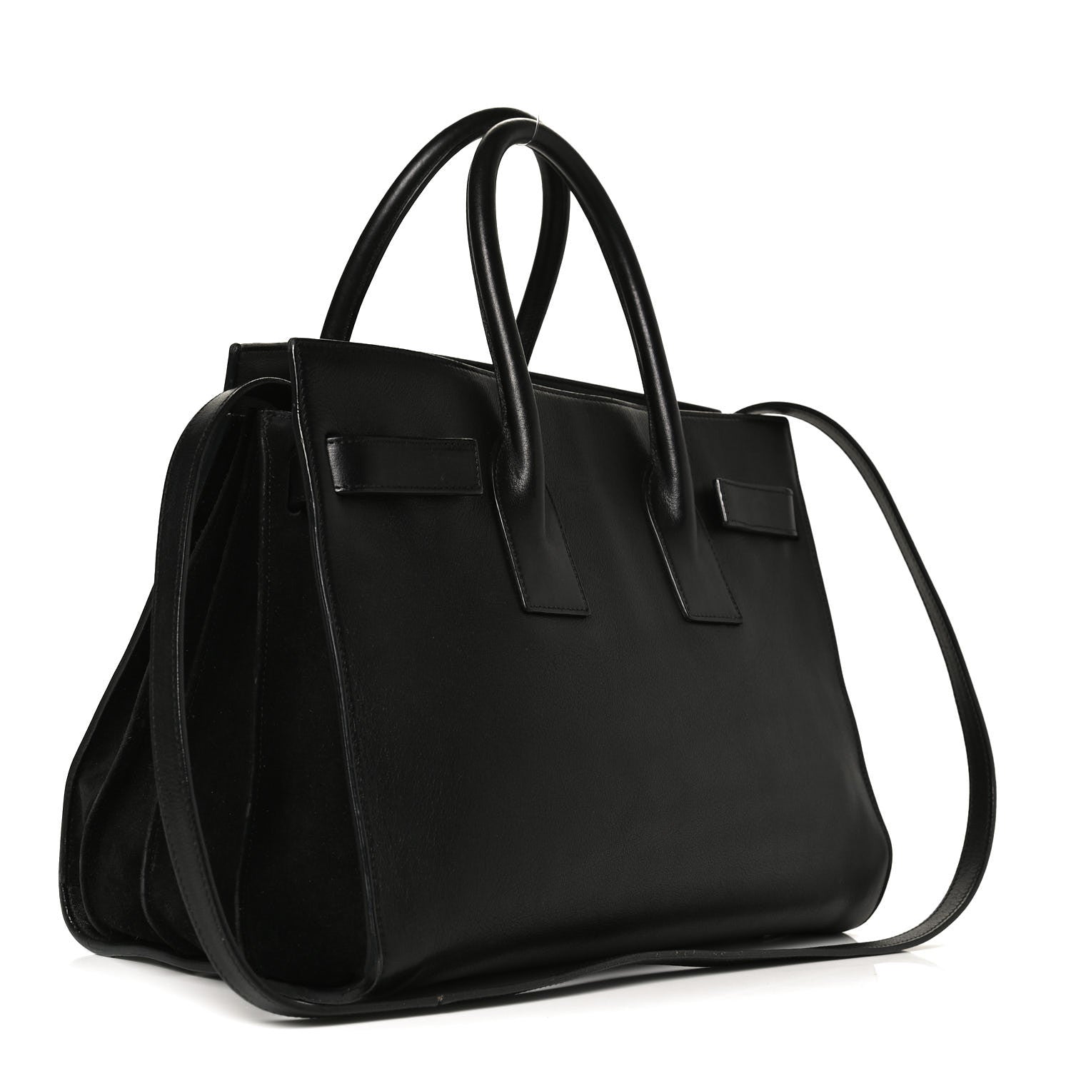Saint Laurent Calfskin Small Sac De Jour Black 3 of 13