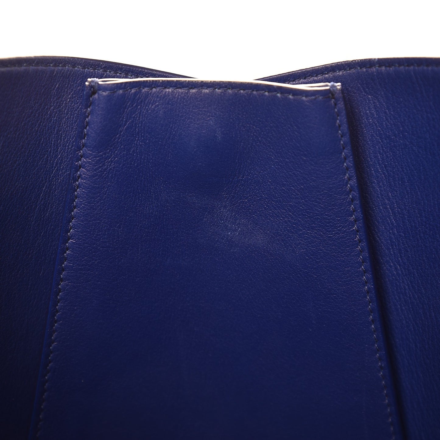 Calfskin Python Handle Large Addict Shopping Tote Blue