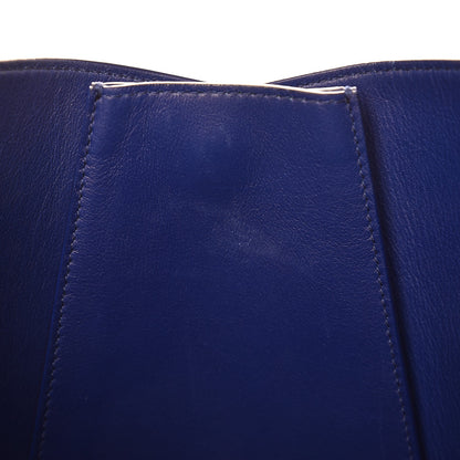 Christian Dior Calfskin Python Handle Large Addict Shopping Tote Blue 8 of 8