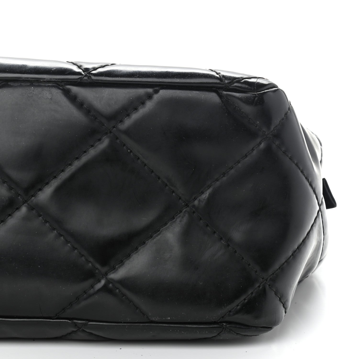 Chanel Vinyl Quilted In The Business Tote Black 13 of 14